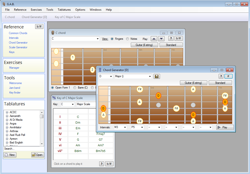 Click to view Guitar and Bass 1.0.4 screenshot